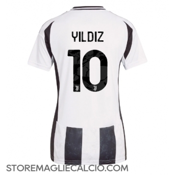 Juventus Kenan Yildiz #10 Maglia Gara Casa Repliche 2024-25 Donna